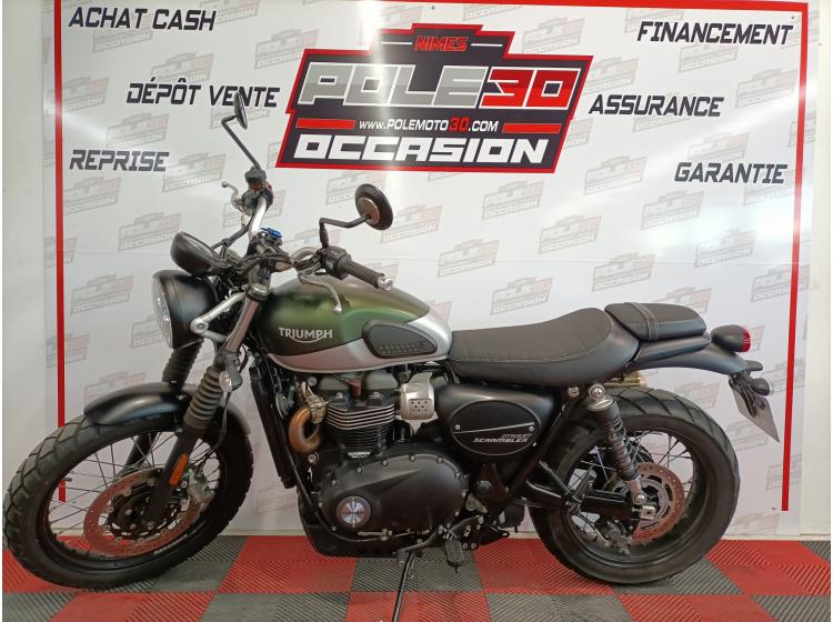 TRIUMPH STREET SCRAMBLER  900 (148€/mois*) (garantie 1 an)
