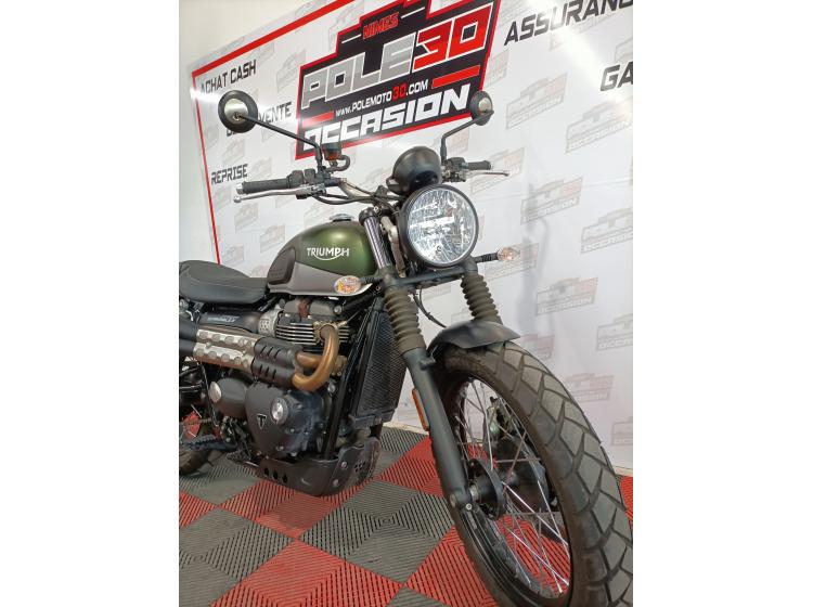 TRIUMPH STREET SCRAMBLER  900 (148€/mois*) (garantie 1 an)